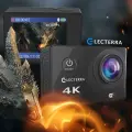 Экшн-камера Electerra 4K UHD, Wi-Fi, водонепроницаемый бокс, крепления