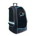 Хоккейный баул на колесах junior PRO (NHL Шаркс) черный 80х50х40см