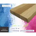 Ступень деревянная WOODSHOP 20х500х900 мм лиственница цельноламельная, сорт АВ
