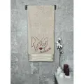 Полотенце BIO-TEXTILES Любимой, вышивка, хлопок 100%, 70x140 см