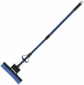 Швабра Марья Искусница KD-8050A с телескопической ручкой и отжимом, губка ПВА, синяя, 120 см