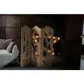 Ширма декоративная перегородка для комнаты коричневая 148см-150 см