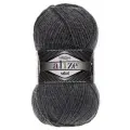 Пряжа Alize Superlana midi (Ализе Суперлана миди) - 5 шт Цвет: 182 средне-серый меланж, 75% акрил 25% шерсть, 100 г 170 м