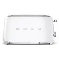 Тостер Smeg (TSF02WHEU) цвет белый, 4 ломтика, 6 степеней поджаривания