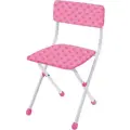 Стул детский складной Умница (моющийся) сердечки на розовом СТУ-3/1