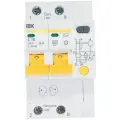 Выключатель автоматический дифференциального тока 2п C 16А 30мА тип AC 4.5кА АД-12 IEK MAD10-2-016-C-030