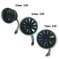 Hobbyocean Канальный вентилятор EDF 50/64/70/90 мм с бесщеточным двигателем, 70mm EDF 3400KV