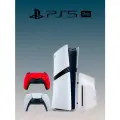 Игровая приставка Sony PlayStation 5 PRO (Digital) + дисковод + 2-й геймпад (красный, Volcanic Red)