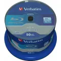 Диск DVD-R Verbatim 4.7Gb 16x Cake Box (50шт) Printable (43533)