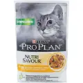 Корм для для стерилизованных кошек и кастрированный котов Pro Plan Nutri Savour с курицей 14 шт. x 85 г