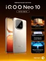 Смартфон iQOO Neo 10 Snapdragon 8s Gen 4, 16/512 ГБ, золотой, AMOLED 144 Гц
