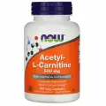 NOW Foods Acetyl-L-Carnitine, Ацетил-L-Карнитин 500 мг 100 капсул