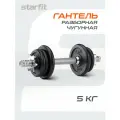 Гантель разборная чугунная в коробке STARFIT 5 кг