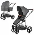 Детская коляска 2в1 ABC Design Catania 4, цвет Asphalt / 2023 (Графитовый), артикул производителя ЦБ-00007442
