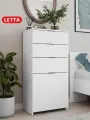Комод для вещей Letta, белый, с ящиками и дверцей, ЛДСП 50х103х33 см
