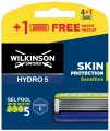 Wilkinson Sword / Schick HYDRO 5 Skin Protection Sensitive / Сменные кассеты для всех бритв Hydro5 (5 шт)