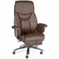 Кресло руководителя Norden Парламент темно-коричневая экокожа