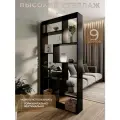 Стеллаж напольный для книг высокий зонирование