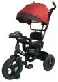 Велосипед детский Pilot, трёхколёсный, с родительской ручкой, надувные колеса, красный