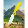 Нож складной туристический Ontario Rat из стали AUS 8 желтый для выполнения бытовых задач