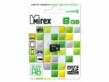 Карта памяти MicroSDHC MIREX 8Gb, class 10