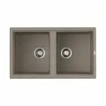 Кухонная мойка OMOIKIRI Tedori 86-2-SA Tetogranit/две чаши/бежевый