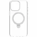 Чехол для Apple iPhone 15 Pro 6.1 Momax Transparent Metal Stand Magnetic Protective Case - Transparent