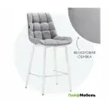 Полубарный стул Лайфмебель Алст К светло-серый / белый