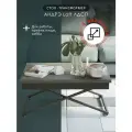Стол универсальный трансформируемый андрэ Loft ЛДСП кухонный, журнальный, интра/чёрный