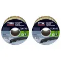 Комплект из 2 штук уплотнители Tytan Professional D 100m*9mm*7.5mm черный