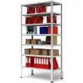 Стеллаж металлический Метреал СтМ-500 180x100x60 см, 7 полок, серый, (В*Г-180x102x62)