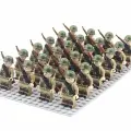 Набор солдатиков DZ-260 TBS Toys Советская пехота Солдаты с оружием и аксессуарами 1 пластина 16х16