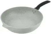 Сковорода Kukmara СМС-263а, 26 см, со съемной ручкой, светлый мрамор