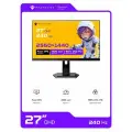 Монитор игровой Machenike MKQ27F240-L 27 Fast IPS, 2560 x 1440, 240 Гц, матовый, регулировка угла поворота и наклона, HDR10, Adaptive Sync, черный