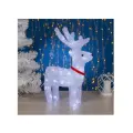 Светодиодный олень 40 см, Украшения под елку светодиодные, Декоративные новогодние украшения, Акриловый светящийся олень, новогодний олень