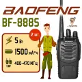 Рация Baofeng Bf-888S 5Вт с гарнитурой, Набор радиостанций 2шт