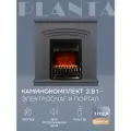 PLANTA Электрокамин с порталом PORT022G-FS400B, каминокомплект