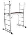 Лестница - помост, алюминиевая, универсальная, Вихрь ЛПА 3-У, до 150 кг