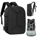 Фоторюкзак с жёстким корпусом рюкзак для фотоаппарата водонепроницаемый с защитой и ноутбуком для Canon Nikon Sony