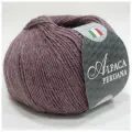Пряжа Alpaca Peruana Seam цвет 4300 аметистовый, 5шт*(167м/50г), 100% перуанская альпака