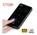 Мини-портативный DLP проектор для домашнего кинотеатра Android 9.0 2.4G 5G WiFi Bluetooth 4K HD 3D LED Video Projector P09-II 2/32