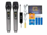 Набор беспроводных радио микрофонов G-mark X220U, grey