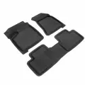 Коврики салона для Lada Priora (07-), Super, резина, с перемычкой, 4 шт.