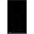 Электрическая варочная панель Haier HHY-C32RVB 28 см, 2 конфорки стеклокерамика, черный