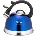 Чайник Teco TC-115-B, со свистком, 3 л, синий