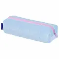 Пенал Brauberg мех, 21х6х6 см, голубо-розовый (272279)