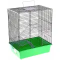 Клетка для мелких грызунов- крыс, хомяков, песчанок Вака 3-х ярусная, 385х275х435мм