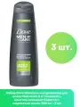 Dove Шампунь-кондиционер для волос Men+Care 2 в 1 Свежесть ментола освежает борется с жирностью волос 380 мл - 3 шт