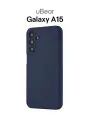Чехол защитный uBear Touch Case для Samsung Galaxy A15, силикон, софт-тач, синий