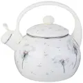 Чайник agness эмалированный со свистком серия dandelion, 2,2 л KSG-943-054